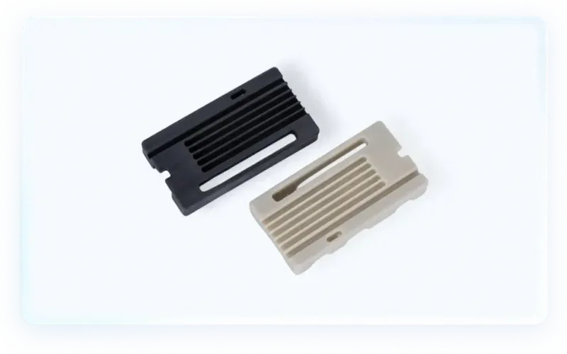 Finished CNC machined parts prepared for quality inspection and shipping