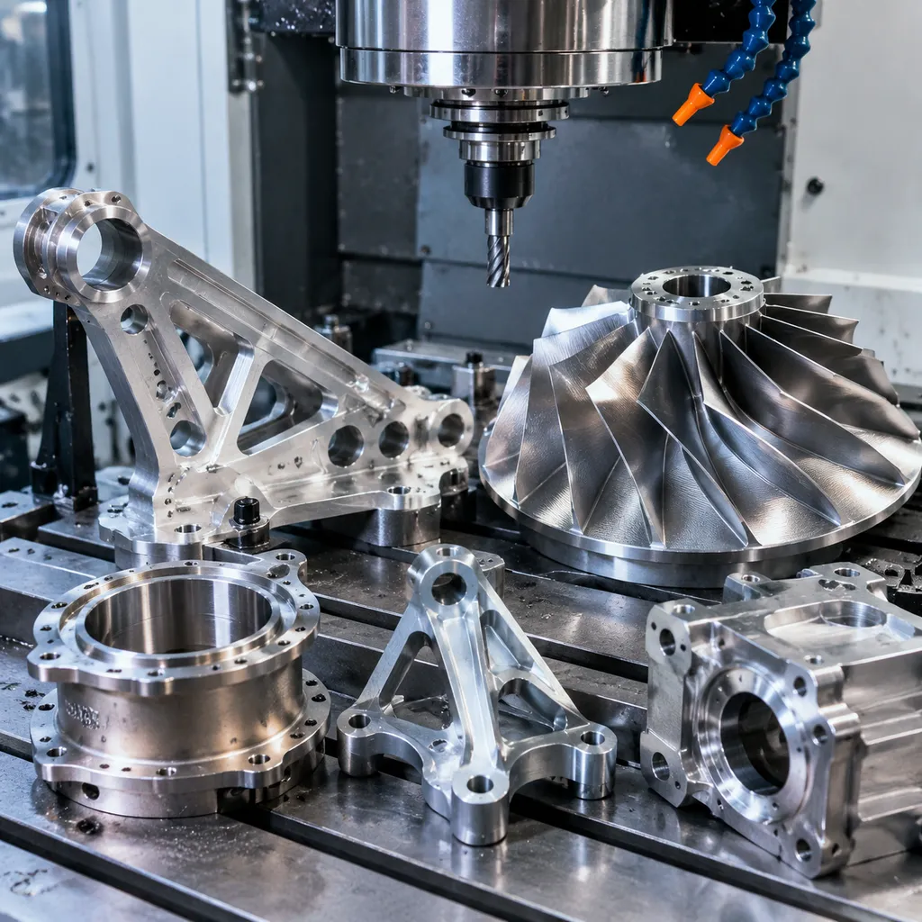 Aerospace-grade machined structural components