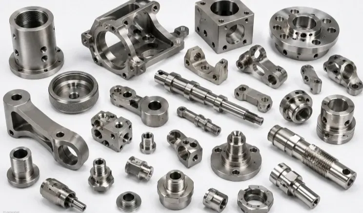 Titanium CNC machined components